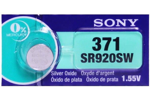 Pilas Sony 371 SR920SW 1,55 v.