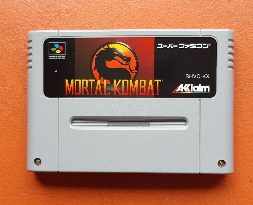 Snes Mortal Kombat Original Japones