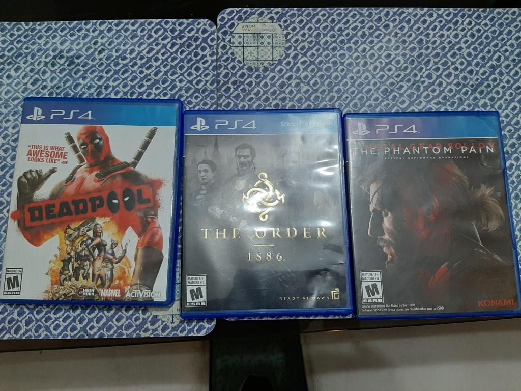 Vendo 3 juegos a 120 soles y cada uno a 40 Todos en buen