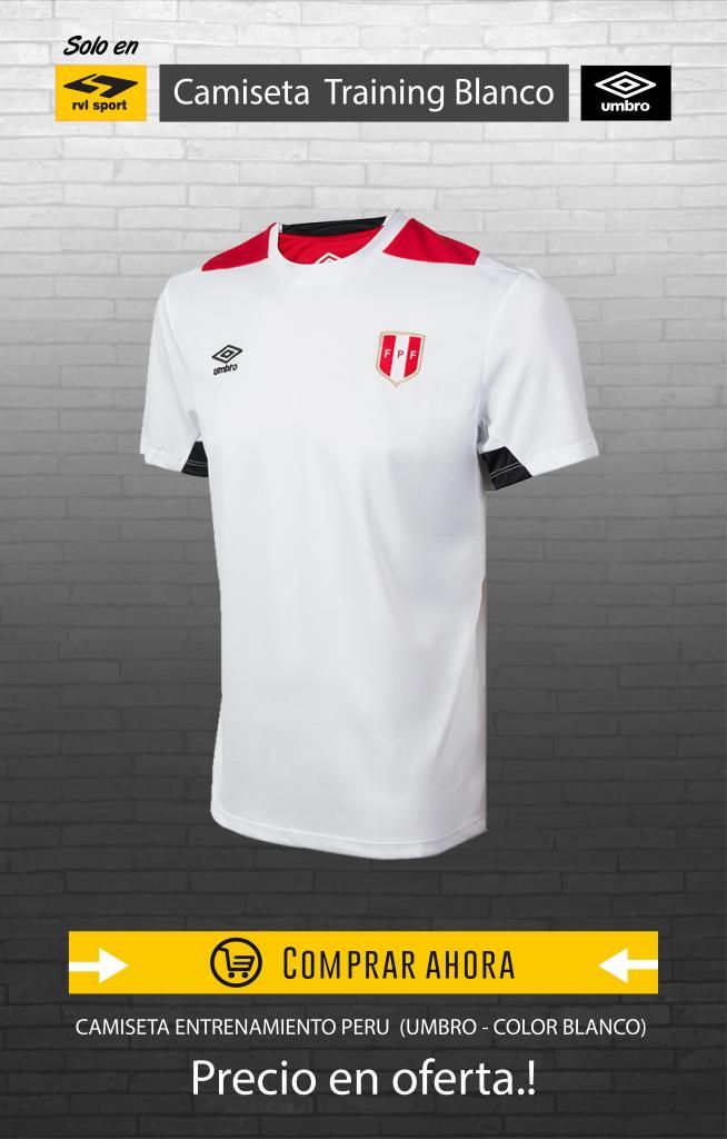 CAMISETA BLANCA TRAINING PERU UMBRO