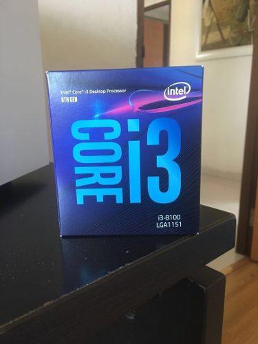 Intel 8va Generacion Core I3-8100 Procesador 4 Cores