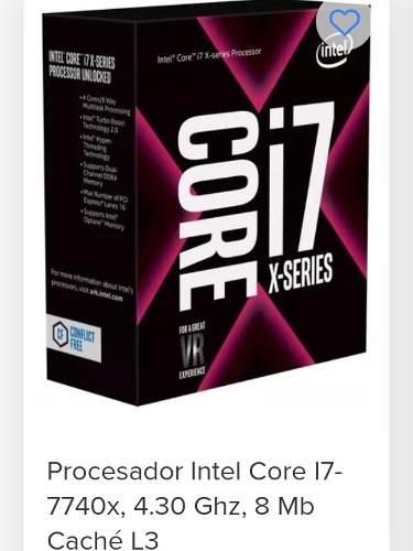 Procesador Intel Core I7- 7740x / Lga2066. Nuevo/sin Factura