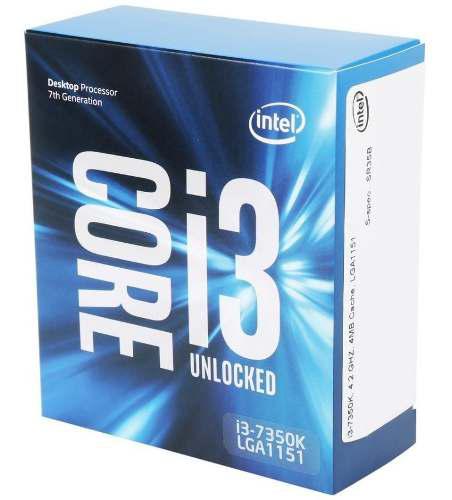 Procesador Intel I3-7350k, Lga1151, 4.20ghz Turbo, 4mb