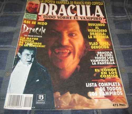 Revista Dracula. Todo Sobre El Vampiro 1993 Ozzyperu