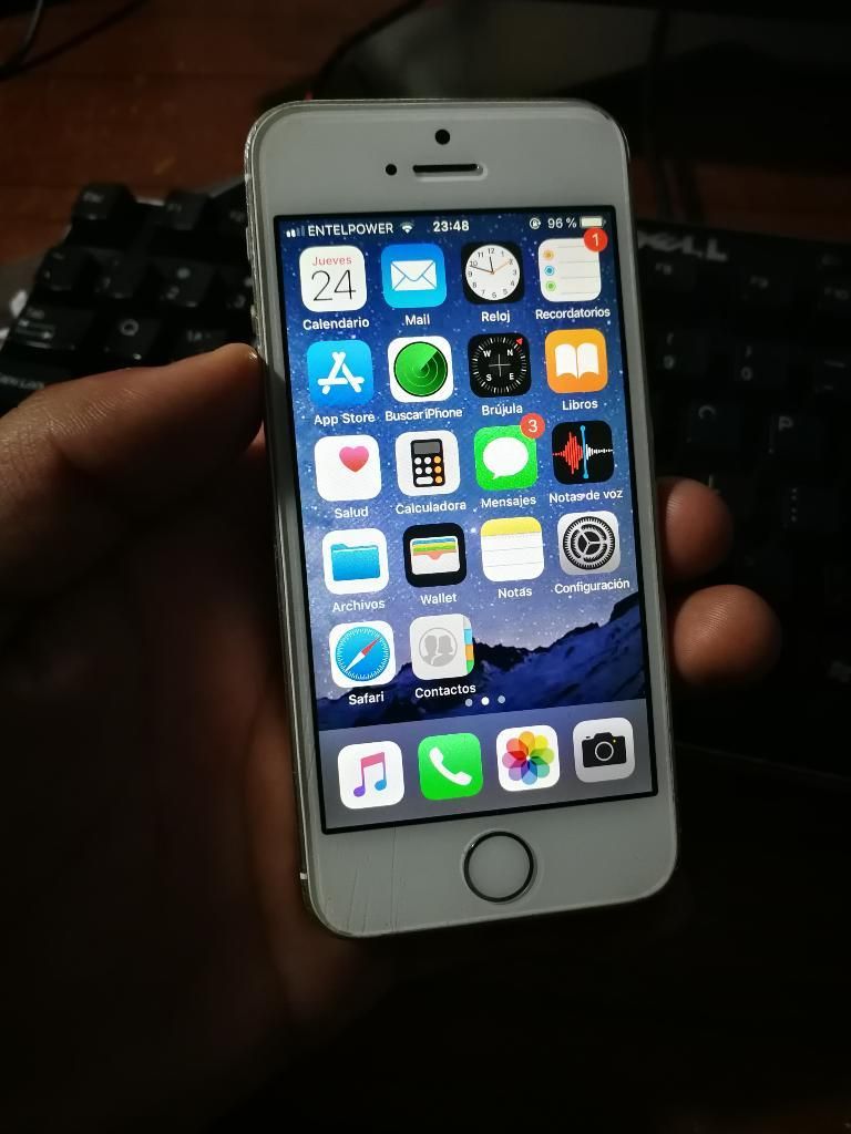 iPhone 5s de 16gb con Detalle de Huella