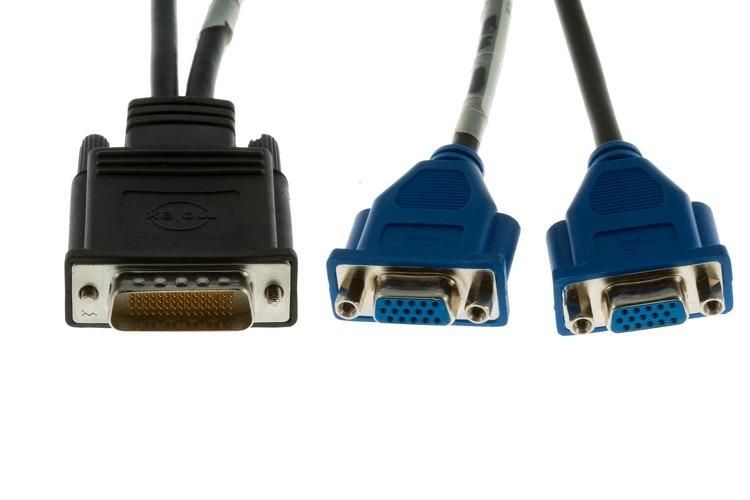 Cable Tipo Y Db59 A 2 Vga Hembra, Multiproposito