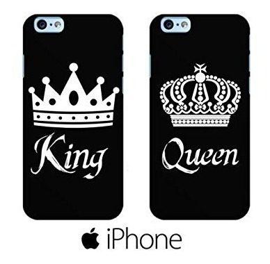 Carcasas Para iPhone 4, 5, 6, 7, 8 / Plus King & Queen