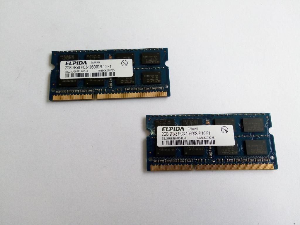 Memoria RAM marca ELPIDA DDR3 2gb PCS OFERTON