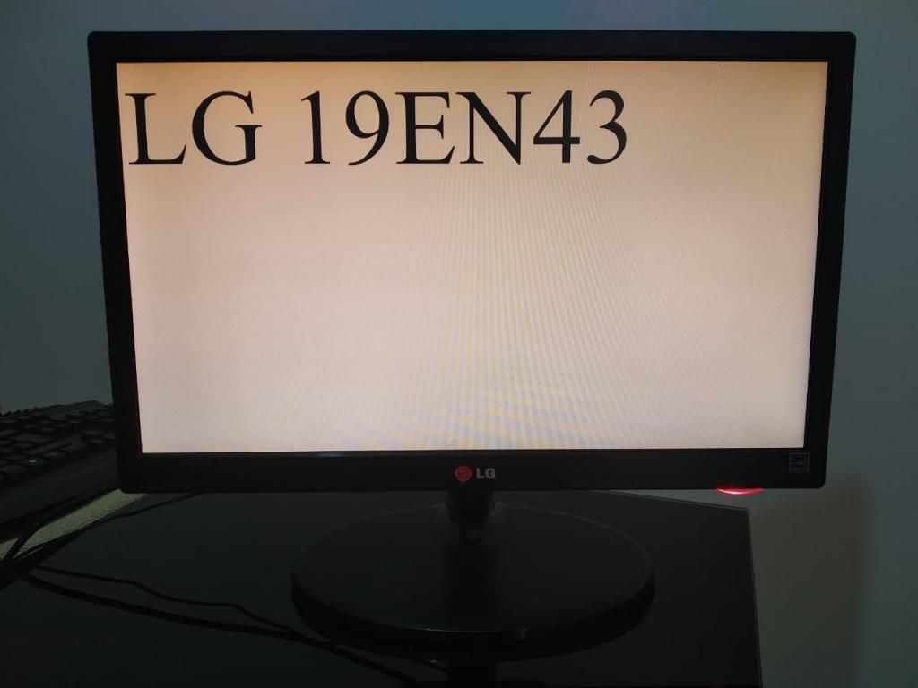 Monitor LG 19EN" pulgadas usado 100% operativo