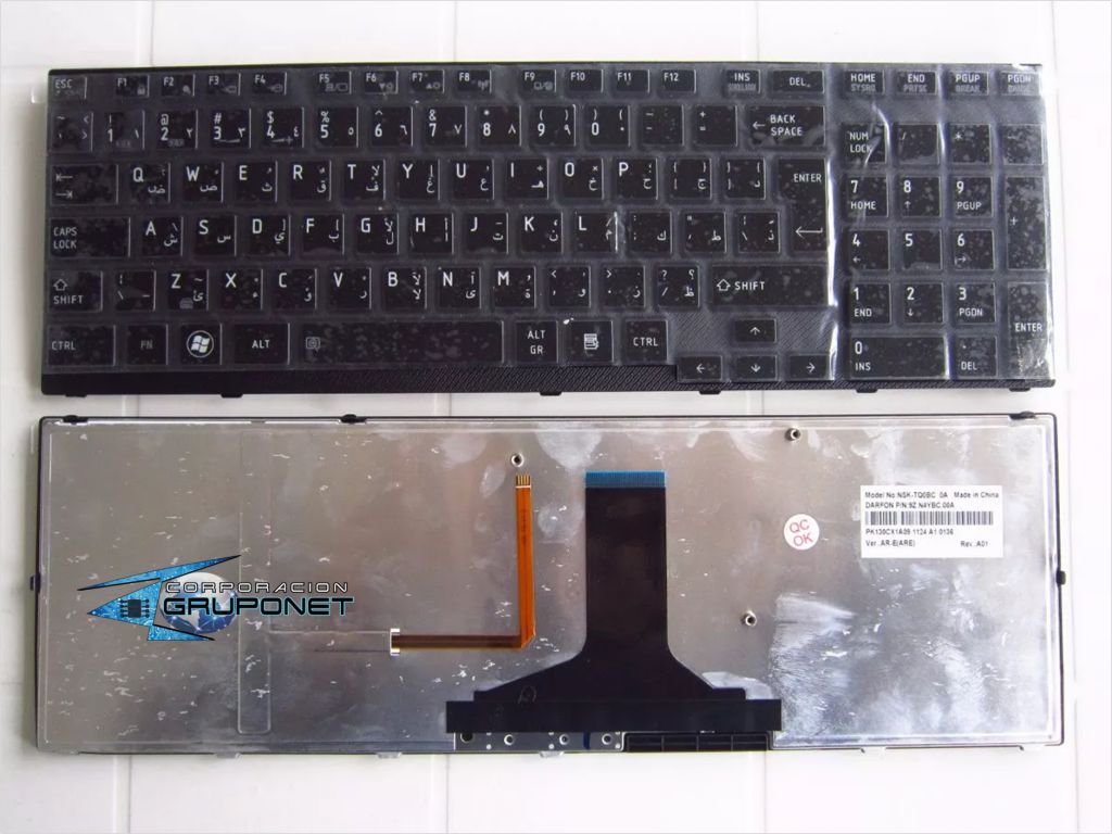 Teclado Laptop Toshiba A660 A665 P770 P750 Retroiluminacion