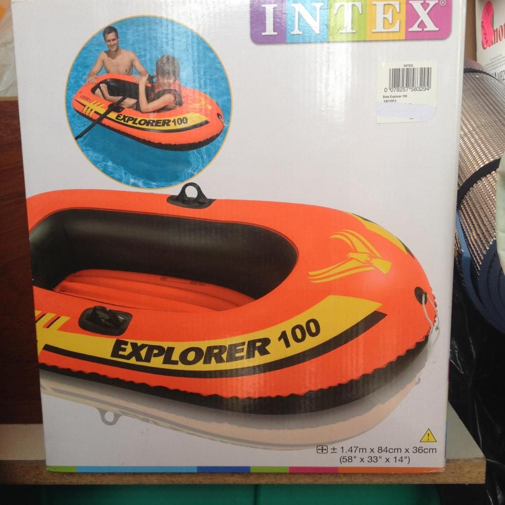 BOTE INFLABLE INTEX EXPLORER 100