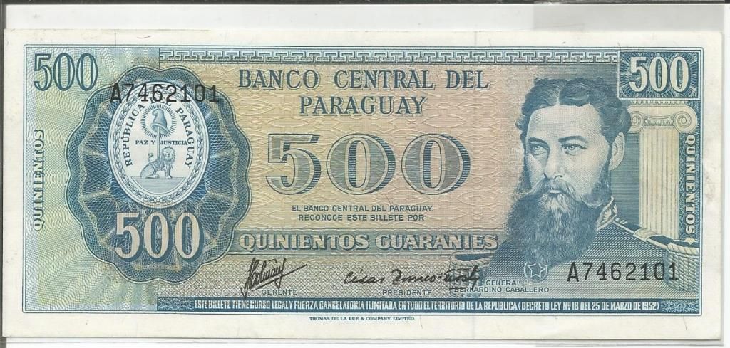 Billete de Paraguay