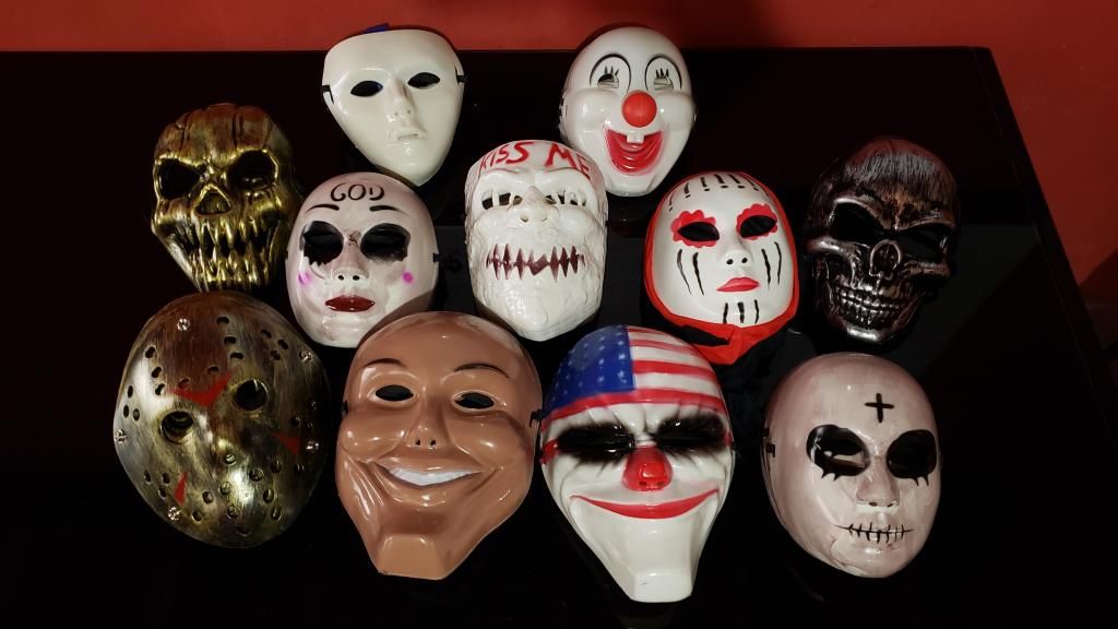 Mascaras de Halloween desde 5 y 10 Soles