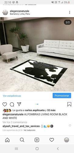 Alfombra Piel Vacuno Confeccionada Nueva