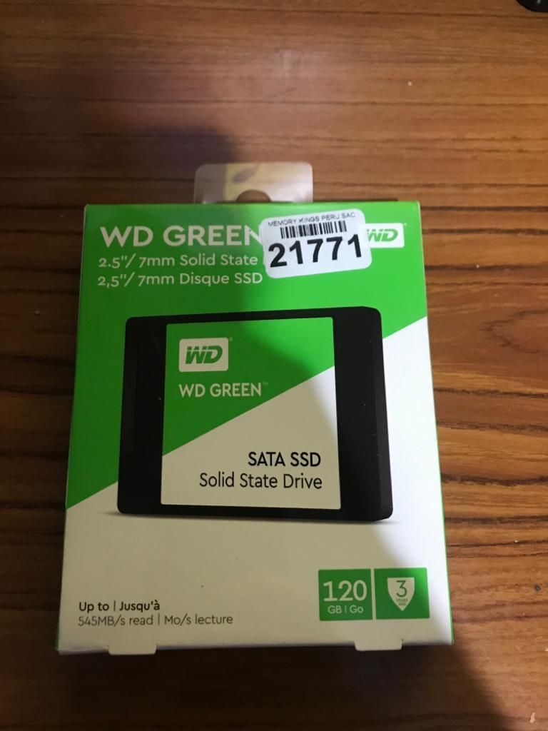 Disco solido WD Green 120gb