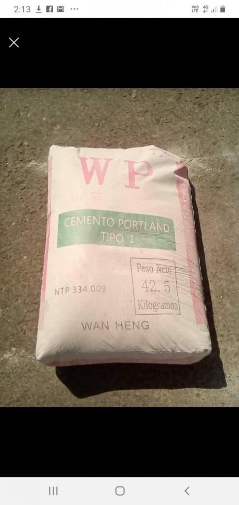 Venta de cemento WP Portland tipo I importado de China Yong