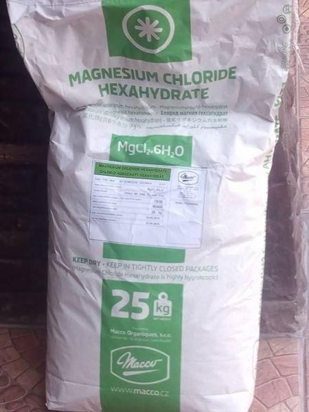 Cloruro Magnesio x 1kilo- 25 kilos