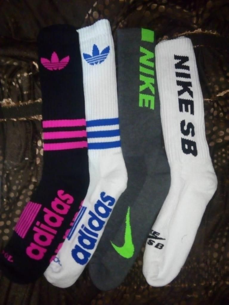 Medias de algodn NikeAdidas