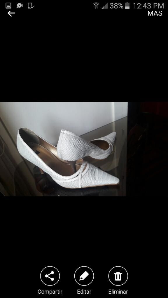 Zapatos Blancos Stiletos