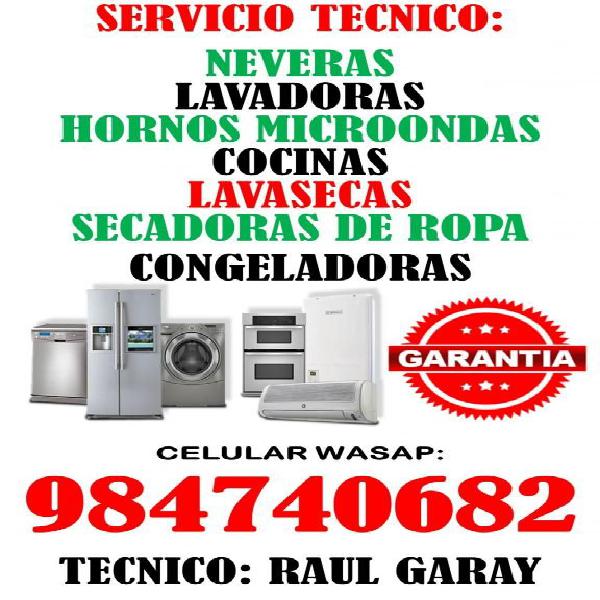 984740682 LLAMENOS SERVICIO TECNICO DE LAVADORAS NEVERAS