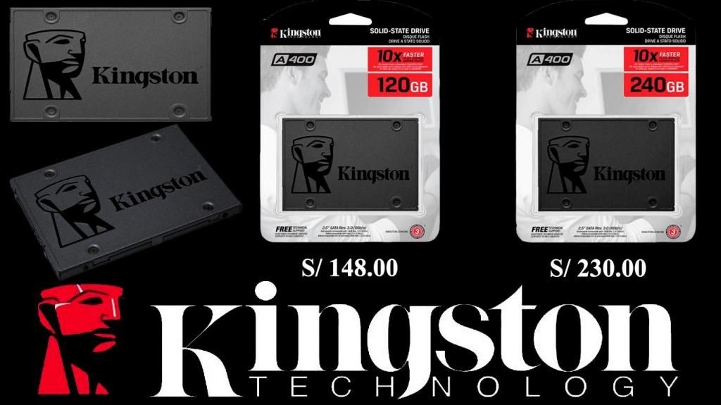Disco Solido SSD KINGSTON 120GB y 240GB