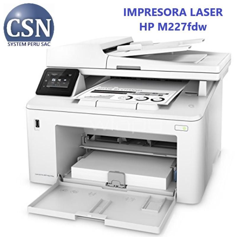 Impresora Hp Laserjet Pro M227fdw Multifuncional