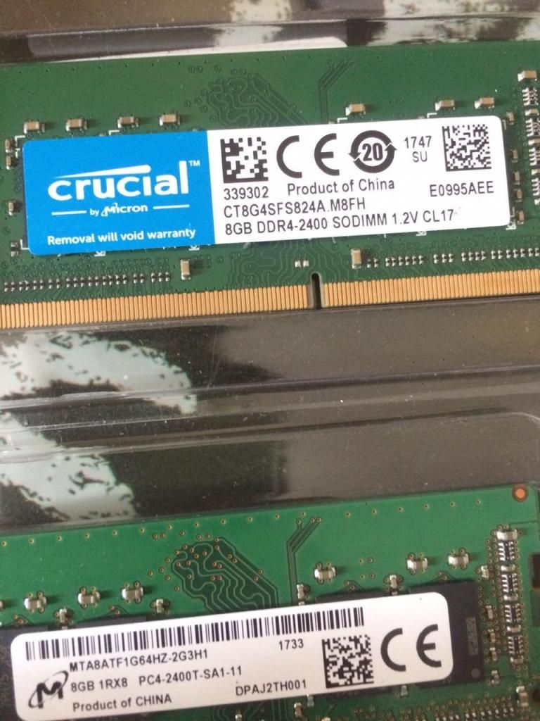Memoria RAM 8 GB DDR4