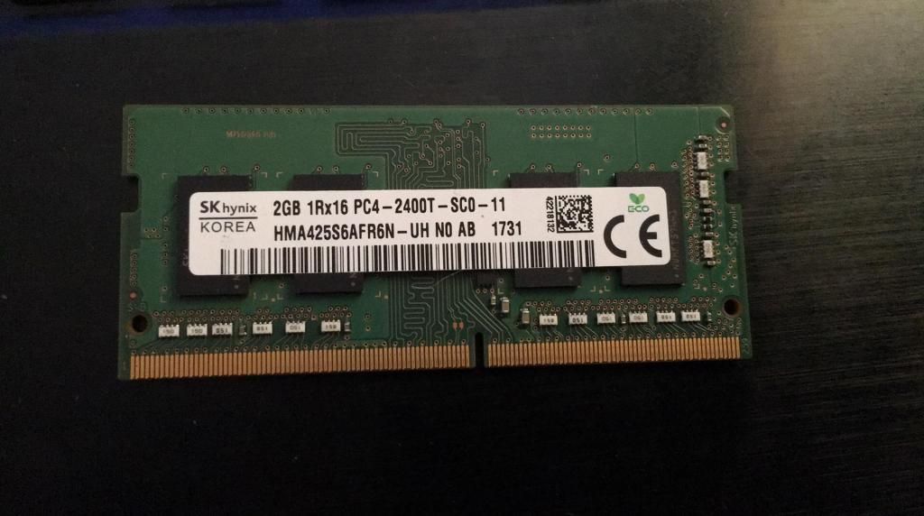 memoria ram ddr4 2gb laptop