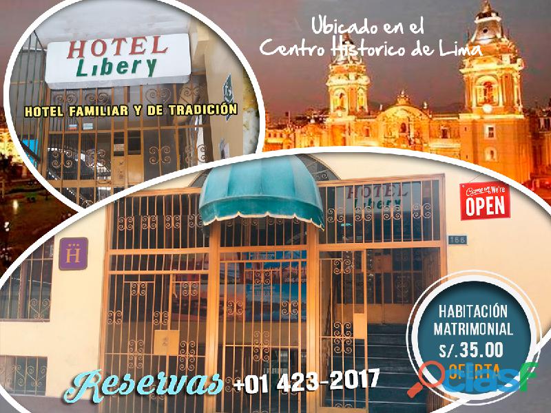 HOTEL LIBERY Hotel Familiar en Cercado de Lima