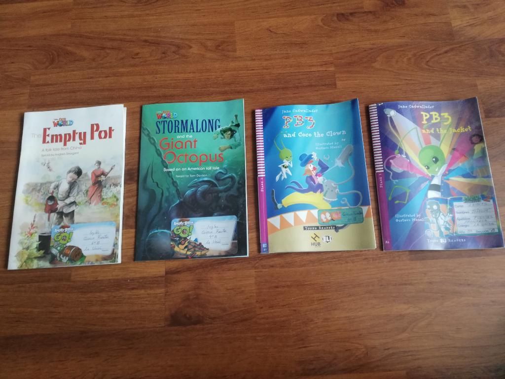 Lote 4 Libros en Ingles para Niños