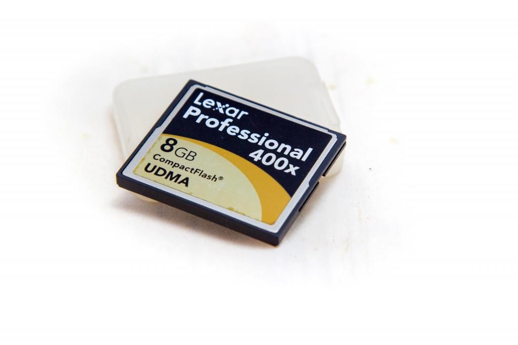 Memoria Compact Flash de 8GB y 400x de velocidad