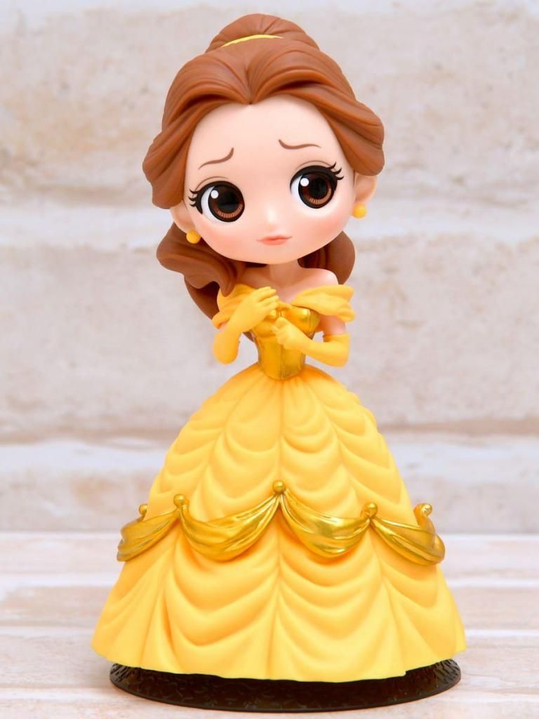 Muñecas Disney Princesas Bella y bestia jebe adorno torta