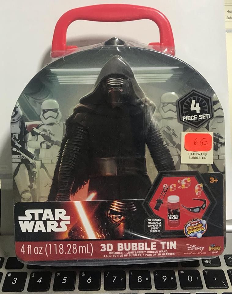 Set de burbujas juguete Star Wars