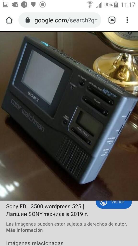Tv Sony Vintage Color Y Radio