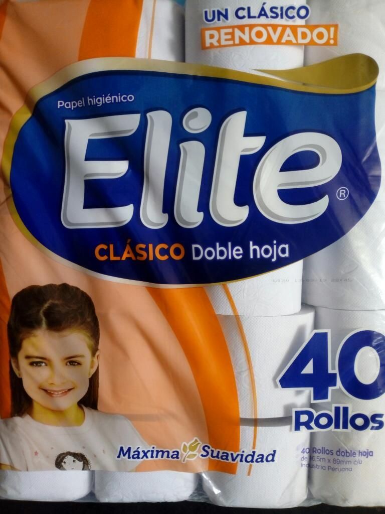 Papel Elite Doble Hoja 40 Rollos