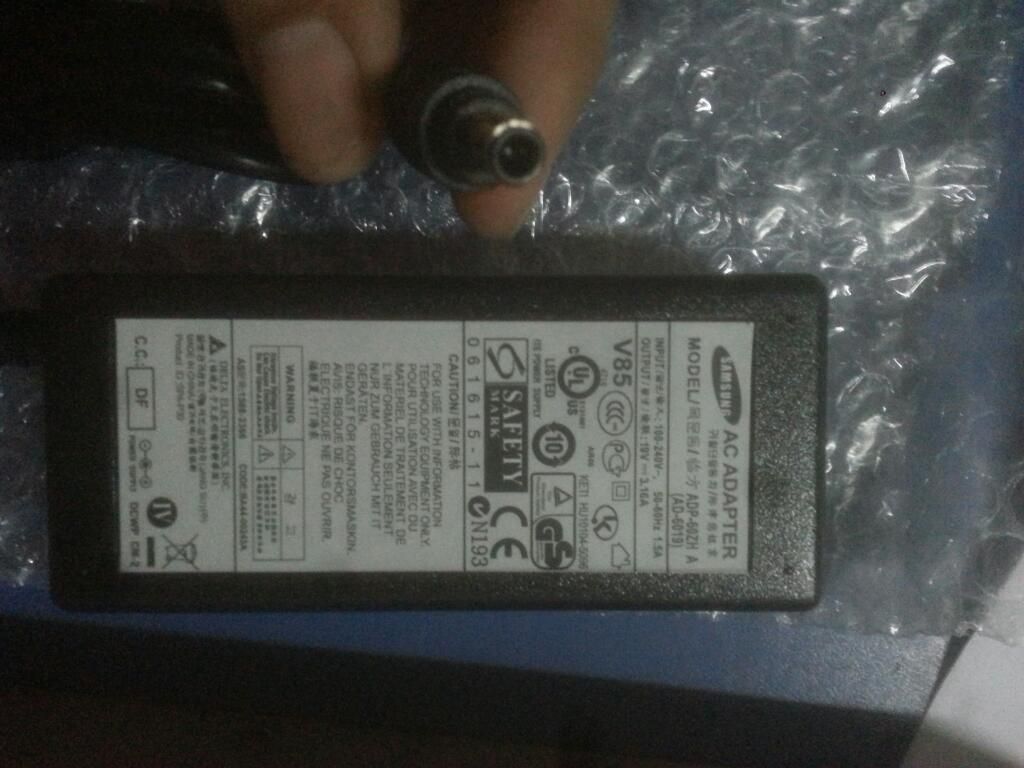 Cargador para Samsung 19v 3.16a