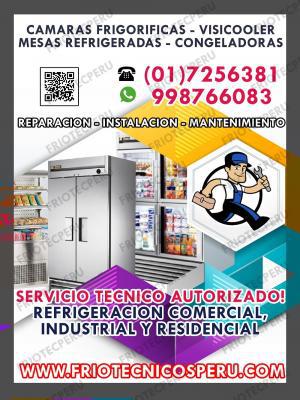WARRANTY! Servicio tecnico de Congeladoras 998766083 La