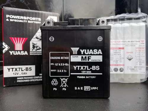 Batería De Moto Yuasa Ytx7l-bs- Delivery Gratuito A Toda