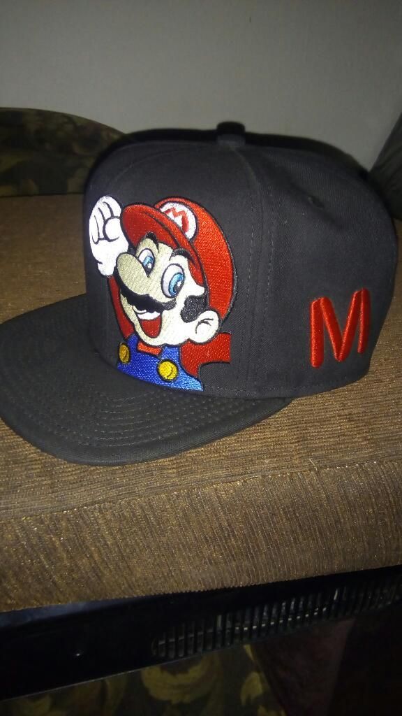 Gorra Snapback Original Mario Bros.