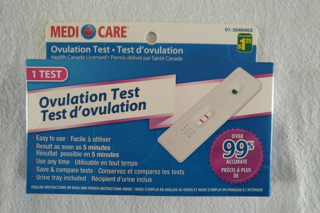 Prueba test de ovulacion