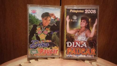 Yh Colección 2 Antiguos Cassettes Dina Paucar 2008- 2009