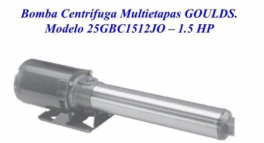 BOMBA CENTRÍFUGA MULTIETAPAS 1.5 HP