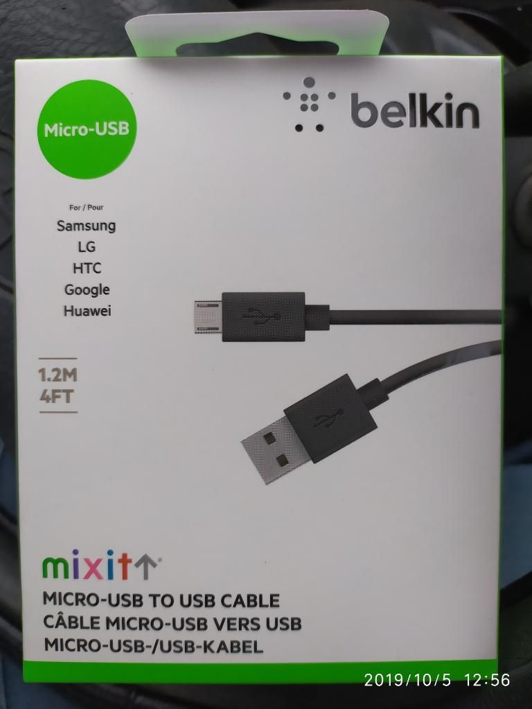 Cable Usb 1.2 Mt Micro Usb a Usb Belkin