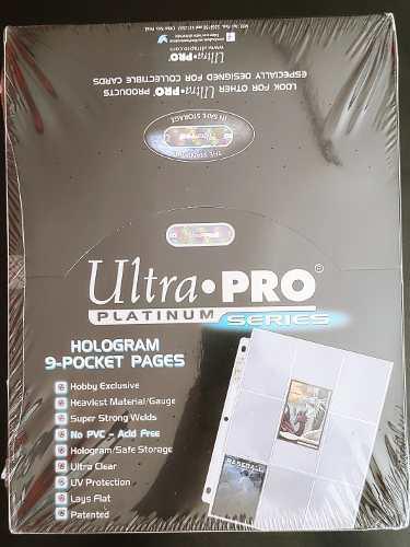 Caja Con 100 Micas Ultra Pro Platinum Yugioh Magic Pokemon