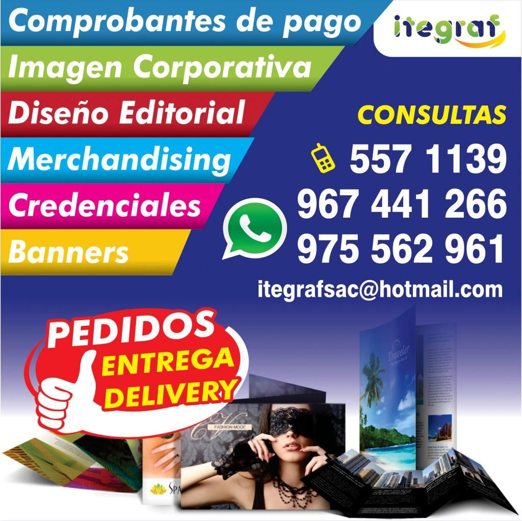 Imprenta delivery Alamaques / flyers Publicitarios / Sellos