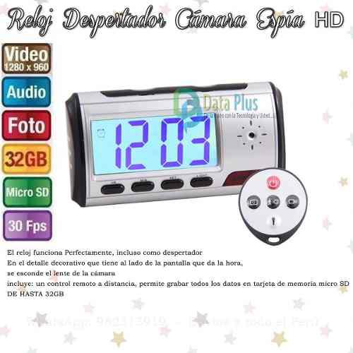 Reloj Despertador Espía