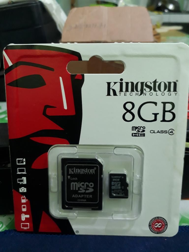 Memoria Microsd Kingston Clase 4 8gb