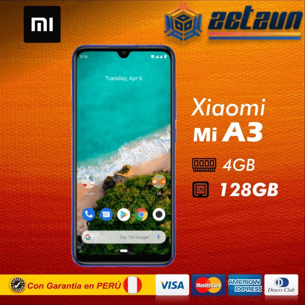 Xiaomi Mi A3 4gb 128gb Azul Sellado