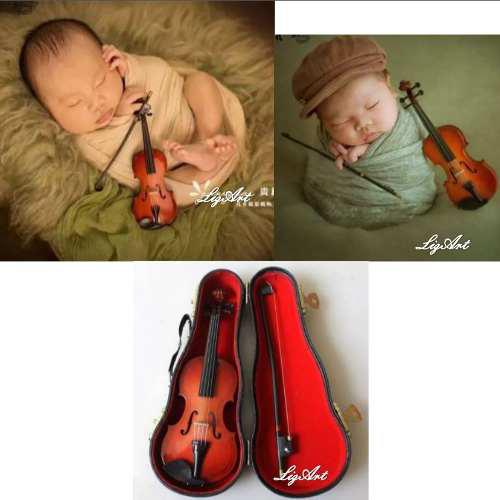 Accesorio,newborn,sesión Fotográfica,violín Con