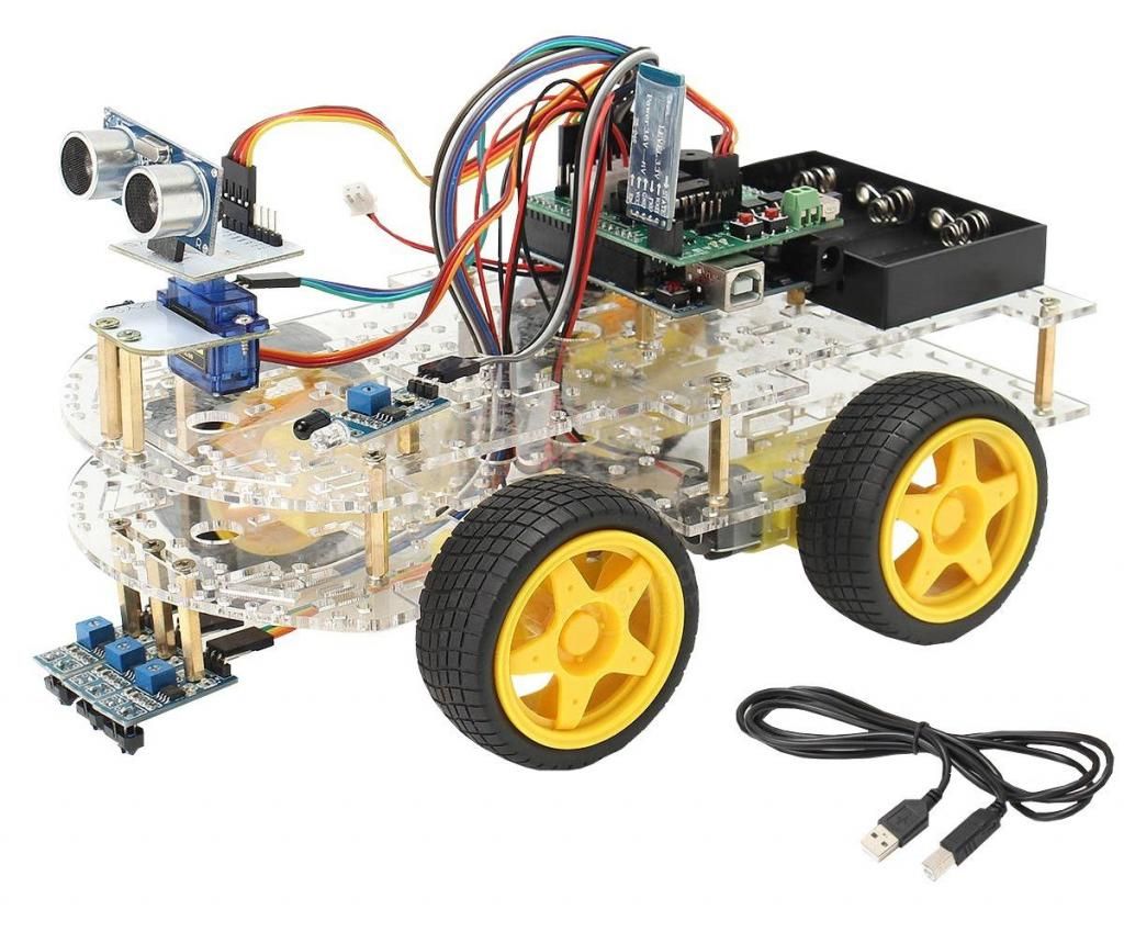 Kit Multifunction Robot Smart Arduino Uno 4x
